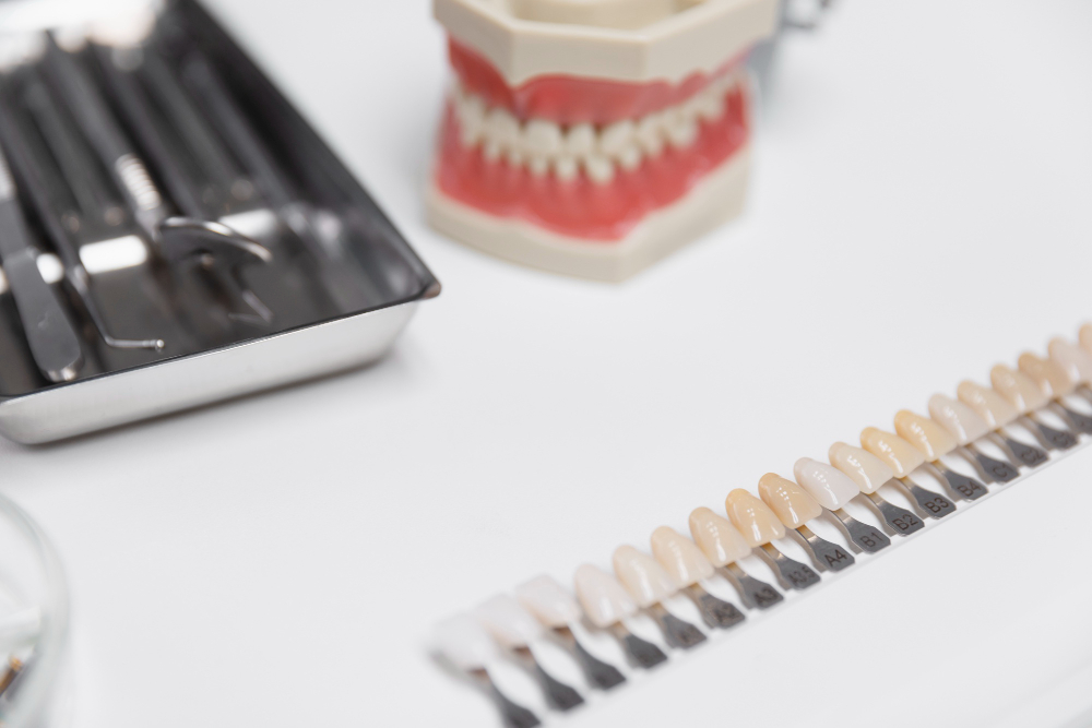 what are temporary dental bridges made of​